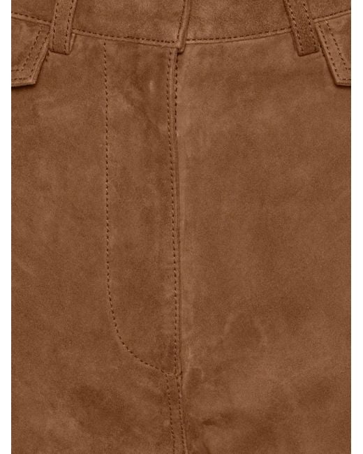 ROTATE BIRGER CHRISTENSEN High Waist Broek in het Brown
