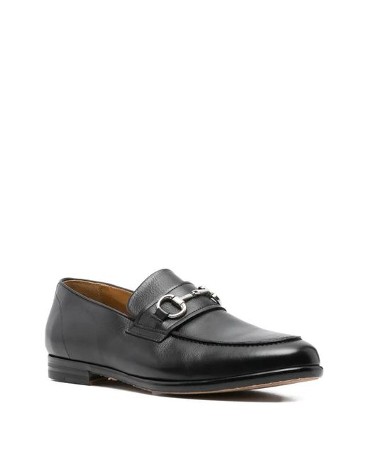 Calce White Hardware Flat Loafers for men