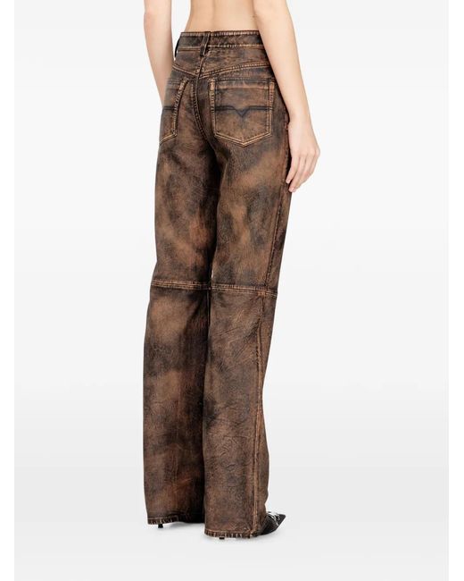 DIESEL Brown L-Ysa Trousers