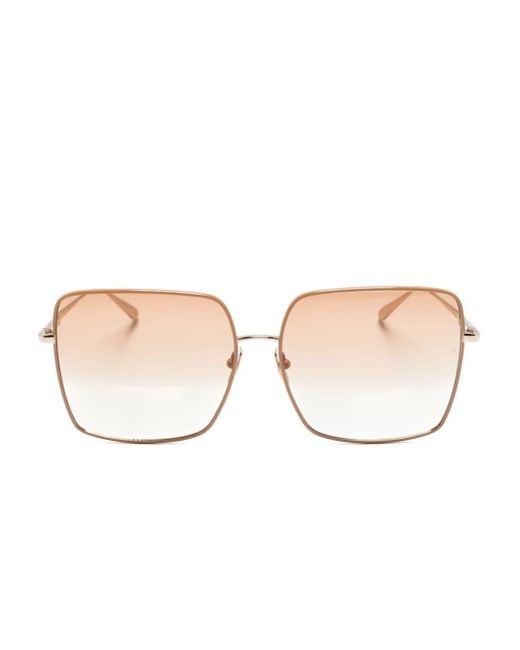 Linda Farrow Natural Hino Square-frame Sunglasses