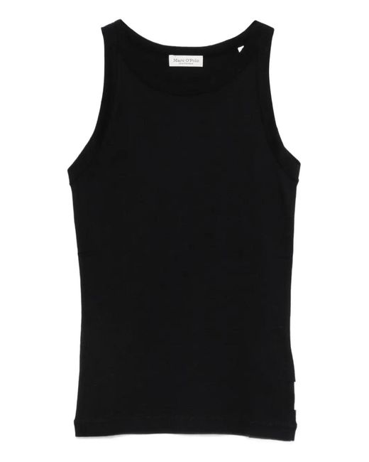 Marc O' Polo Black Racer-Back Top