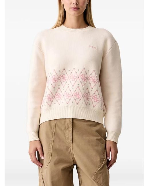 Guess Natural 4G Logo Sweater