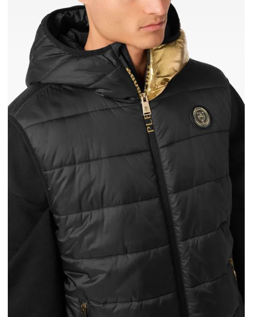 Philipp Plein Black Scratch Gilet for men