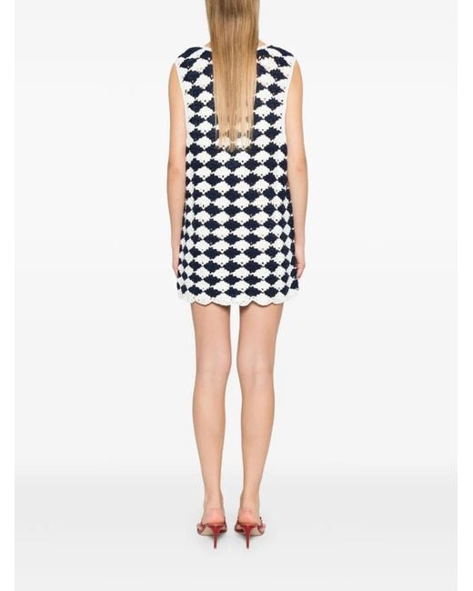 Farm Rio Blue Knitted Dress