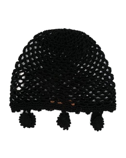 Alanui Black A Love Letter To India Hat