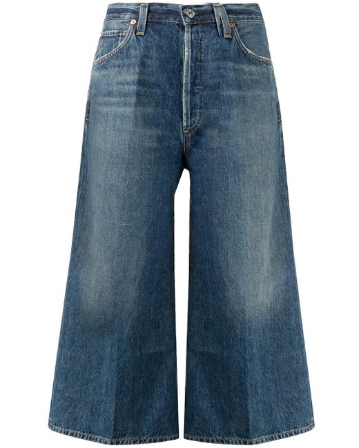 Citizens of Humanity Emily Denim Culottes in Blue - Save 19% - Lyst