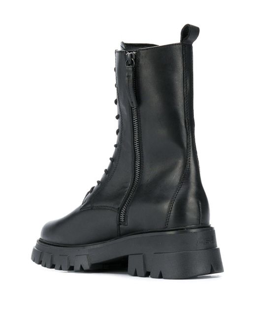 ash moody leather combat boots