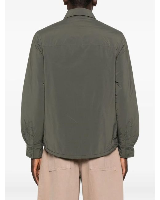 K-Way Gray Flap-Pocket Shirt for men