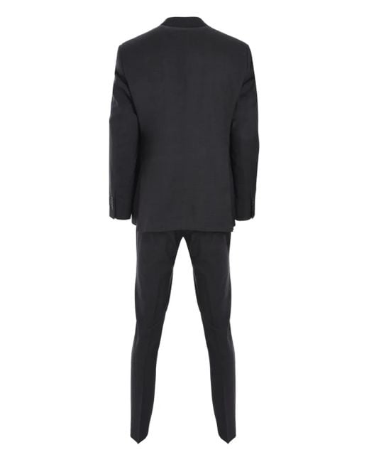 Tombolini Black Virgin-Wool Suit for men