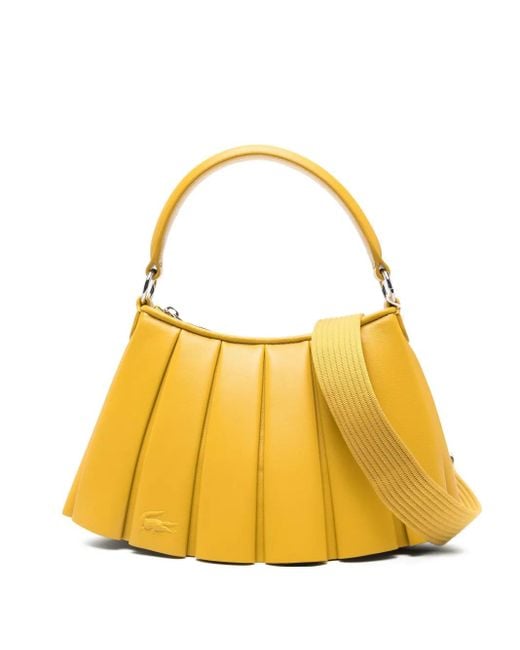 Lacoste Lenglen Tote Bag in Yellow | Lyst