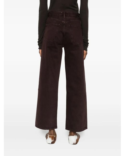 Agolde Jeans Met Knoopsluiting in het Gray