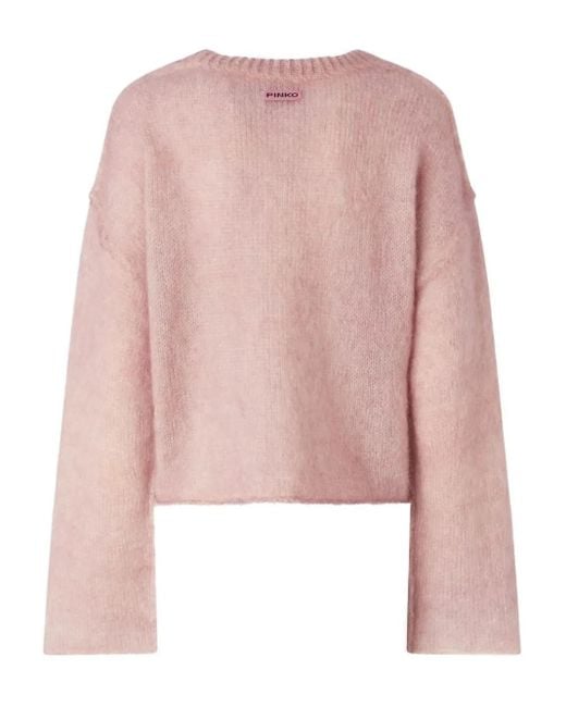 Pinko Vネック セーター Pink