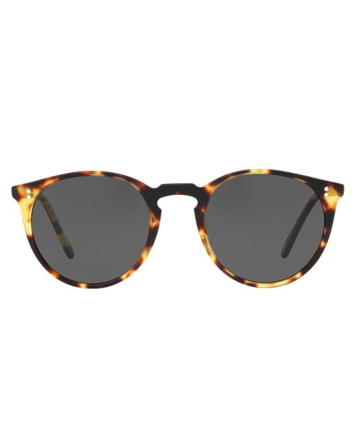 Oliver Peoples Green O'malley Sun Round-frame Sunglasses for men