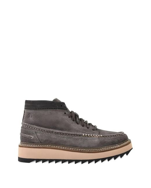 Clarks Brown Clarkhill Mid Suede Ankle Boots for men