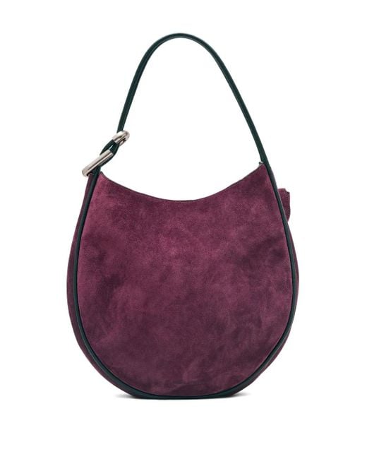Marc Jacobs Purple Large The Crescent Shoulder Bag