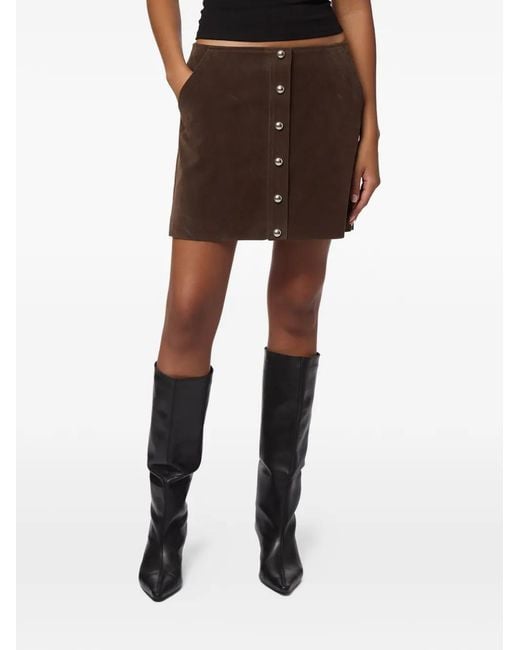 Apparis Brown Ella Mini Skirt