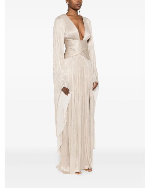 Maria Lucia Hohan Natural Aylin Maxi Dress