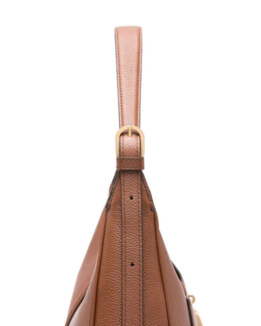 DeMellier London Siena Kleine Schoudertas Met Hangslot in het Brown