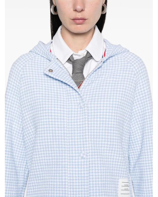 Giacca A Quadri di Thom Browne in Blue