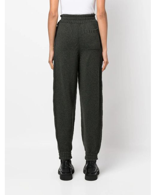 Barrie Black Cashmere Knitted Trousers