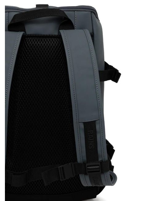 Rains Black 14330 Pocket Backpack