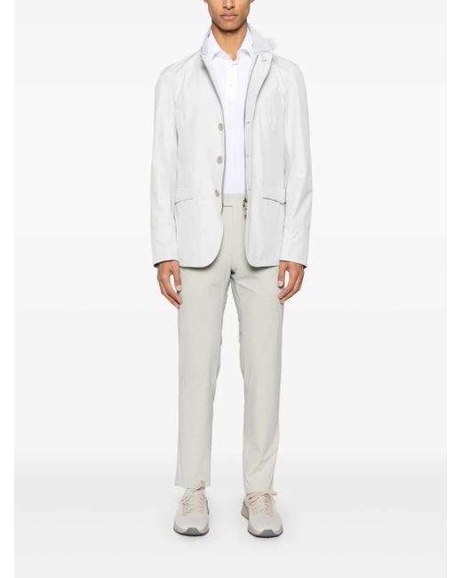Herno White Spring Polo Shirt for men