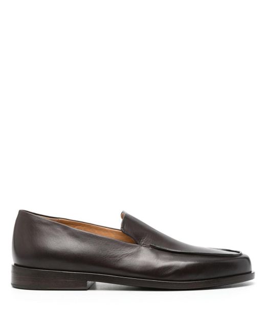Marsèll Gray Leather Slip-On Loafers for men