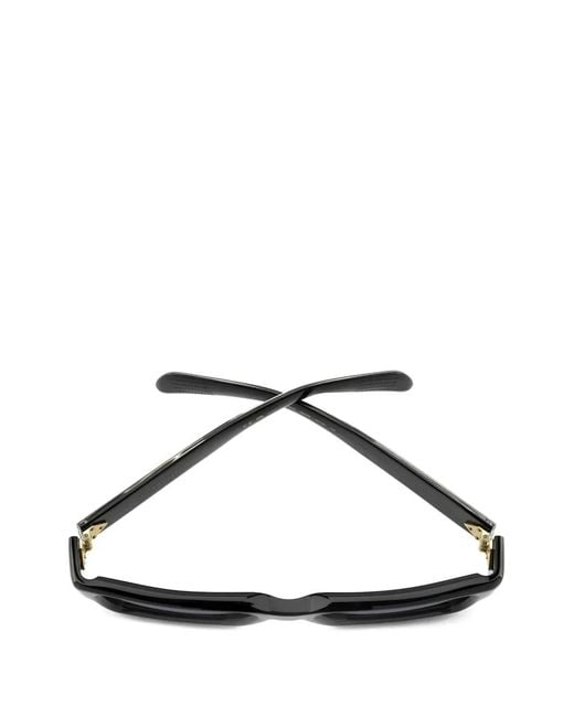 David Beckham Black Rectangle-Frame Sunglasses for men