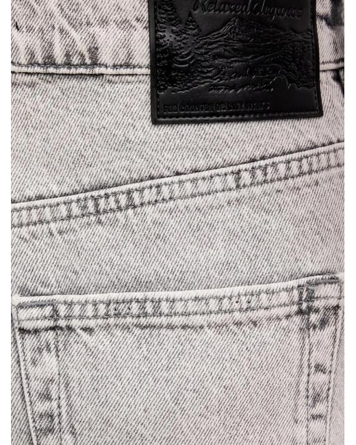 Sisley Gray Logo-Patch Jeans