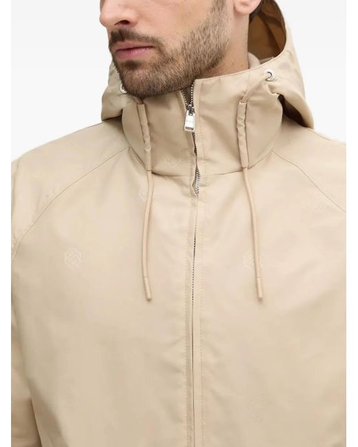 Boss Natural Hooded Zip-Front Jacket for men
