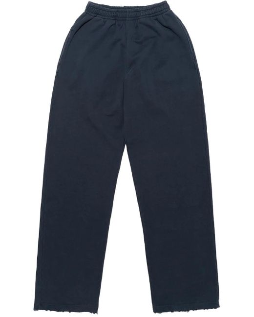 Mainless Blue Cotton Track Pants
