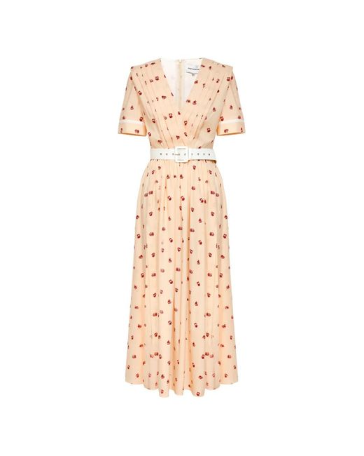 POST MERIDIEM White Side-Split Dress