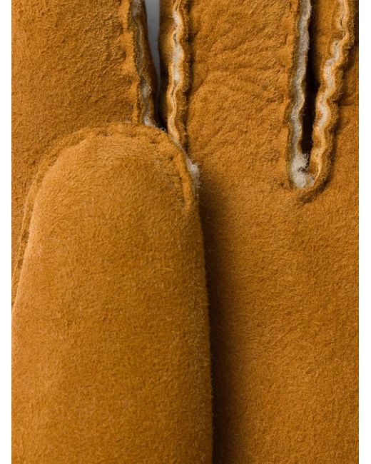 Prada Brown Suede Gloves