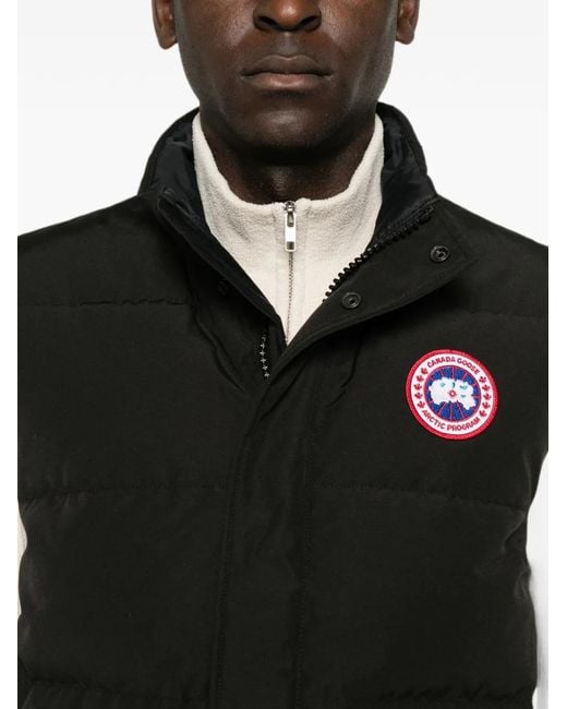 Canada Goose Black Freestyle Padded Gilet for men