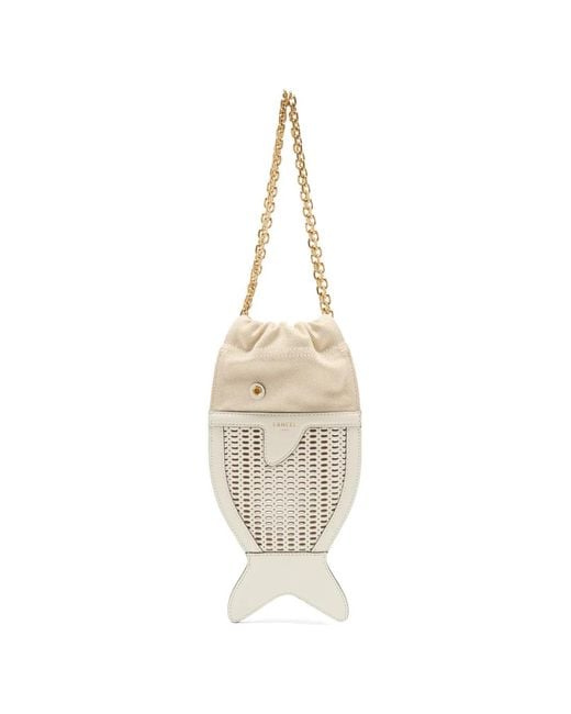 Pouch Funny Fish di Lancel in Metallic