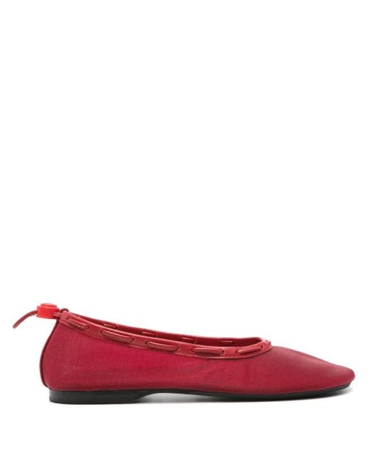 Alohas Red Gill Ballet Flats