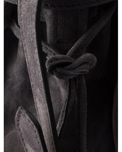 Prada Black Bonnie Suede Tote Bag for men