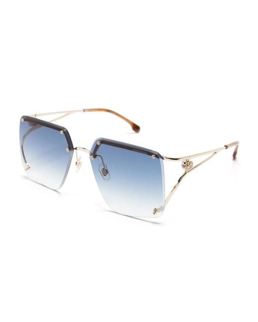 Carrera Blue Square-Frame Sunglasses