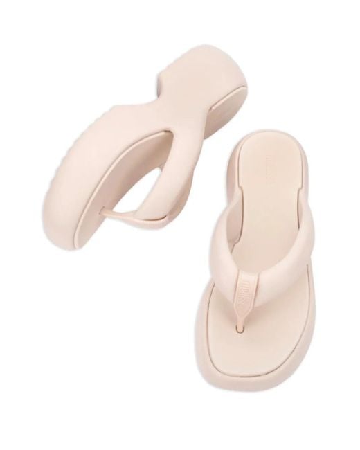 Melissa Free Fuzzy プラットフォーム サンダル Pink