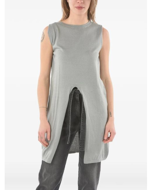 Ixos Gray Calendula Sleeveless Top