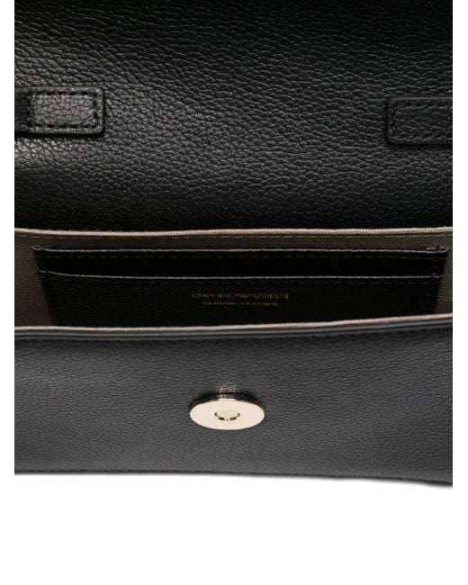 Emporio Armani Black Leather Mini Bag