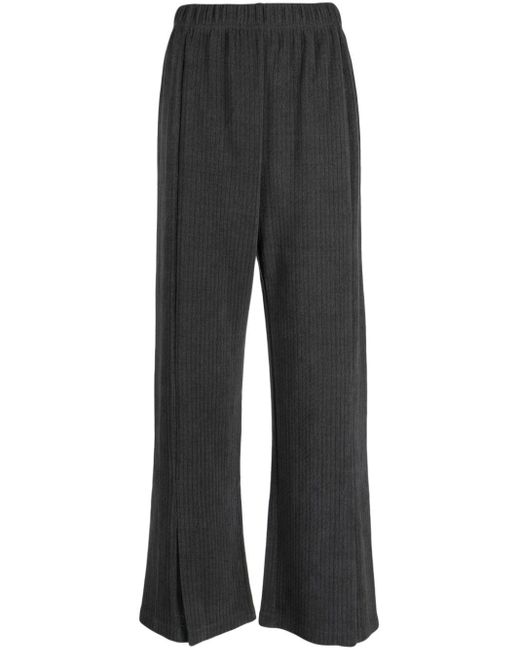 Pantalones rectos con cinturilla elástica B+ AB de color Gray