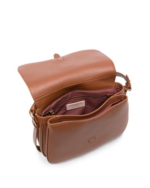 Coccinelle Brown Leather Shoulder Bag