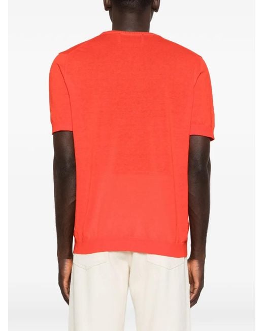 Amaranto Red Short-Sleeves T-Shirt for men
