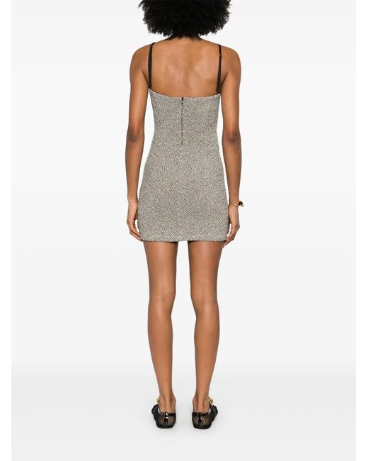 Nanushka Gray Rois Mini Dress