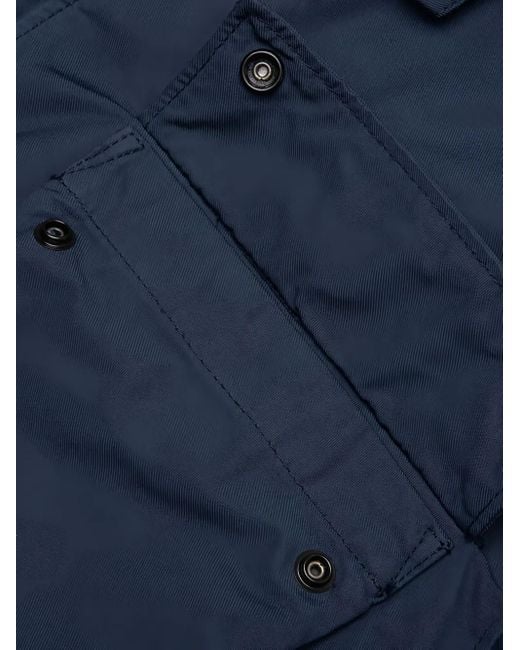 メンズ Stone Island パッチポケット フィールドジャケット Blue