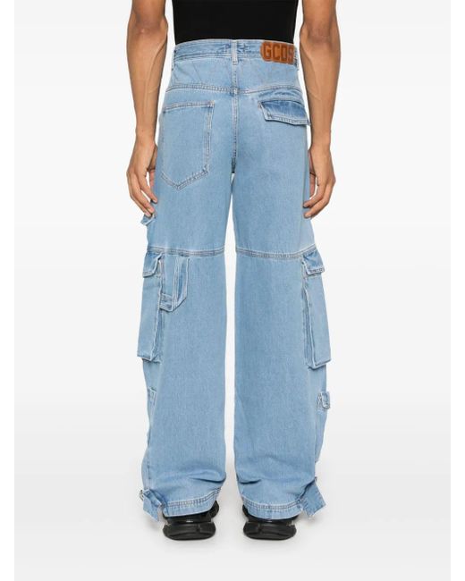 Gcds Blue Ultracargo Jeans for men