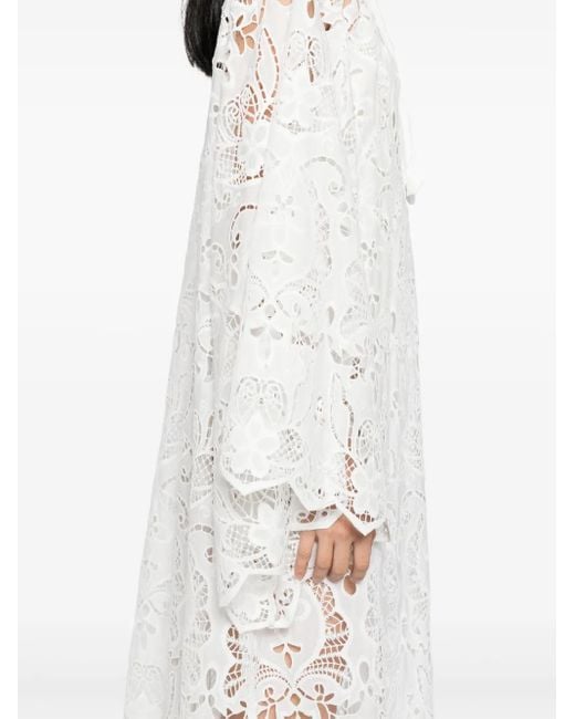 Bambah Blanca アイレット カフタン White