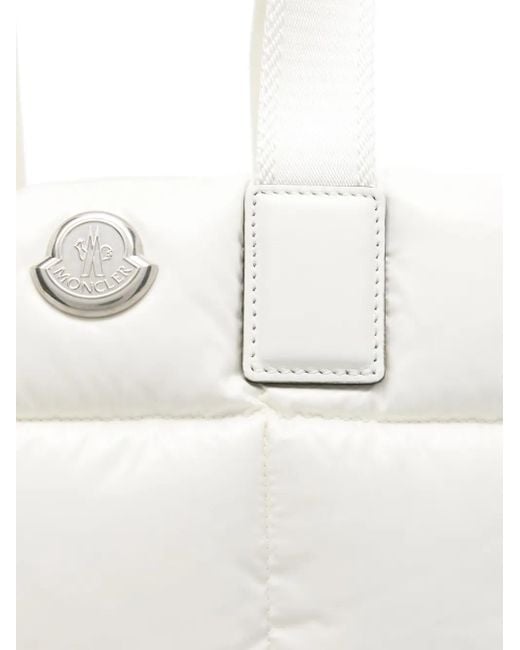 Moncler White Mini Caradoc Shopper