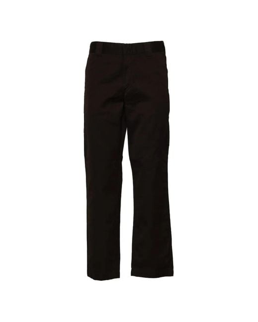 Carhartt Black Master Tapered Trousers for men